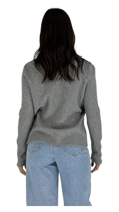 Rocia Grey Cardigan