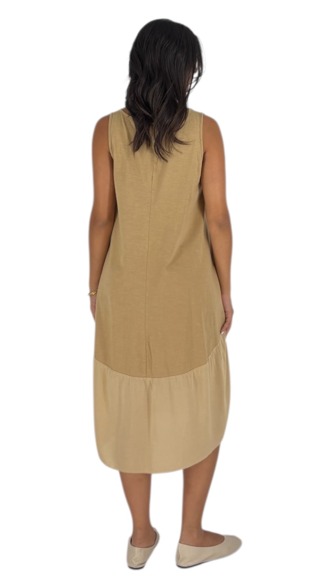 Cain Camel Dress