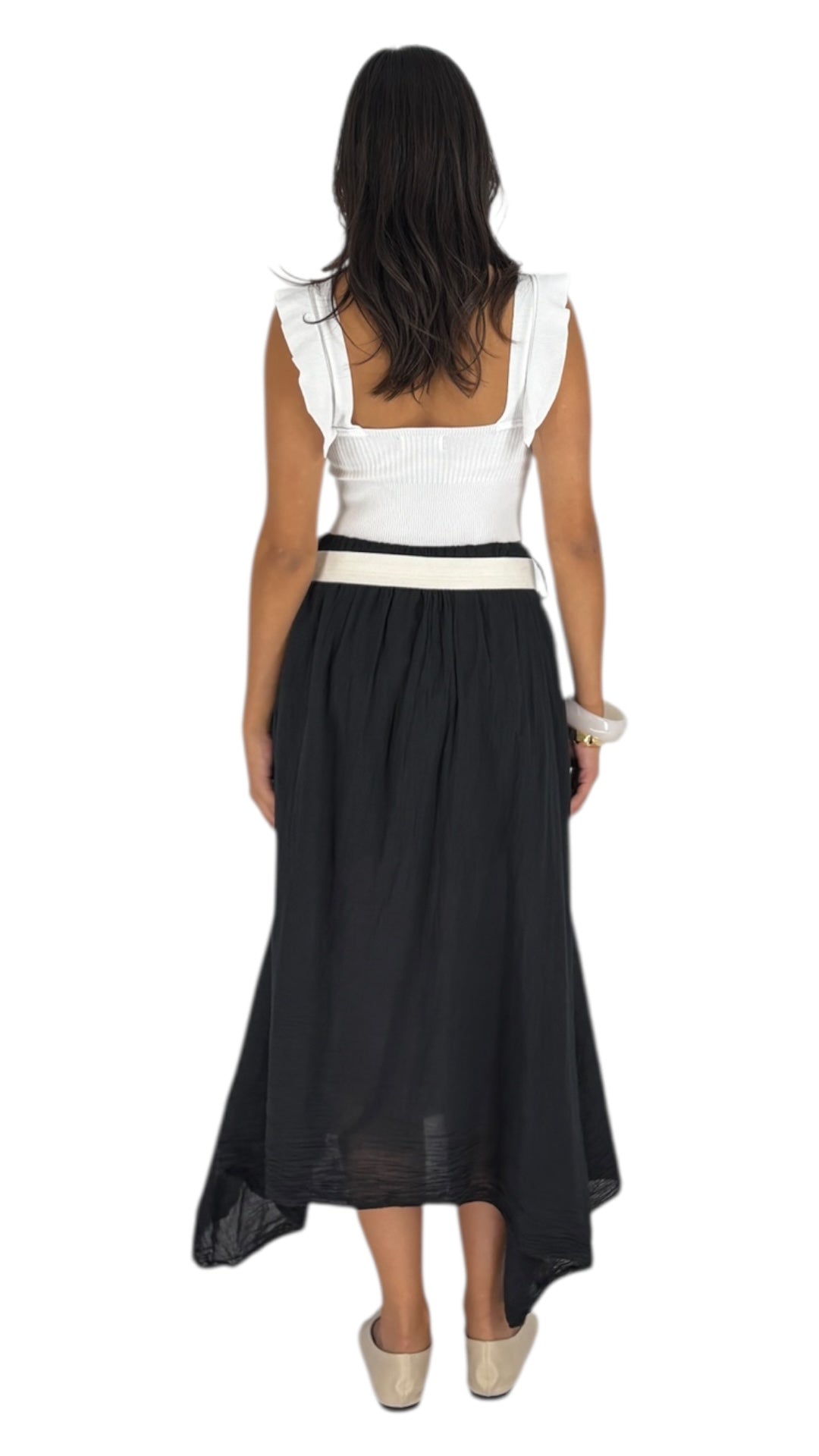 Manar Black Skirt