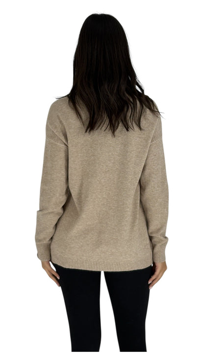 Theo Taupe Sweater