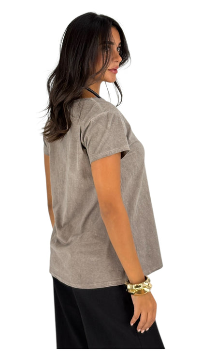 Lacey Taupe T-shirt