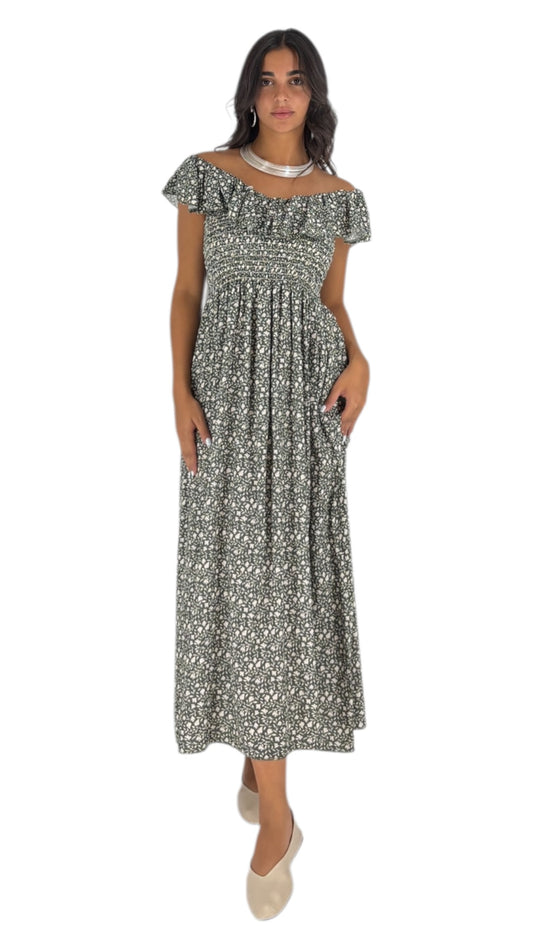 Fozia Kaki Dress