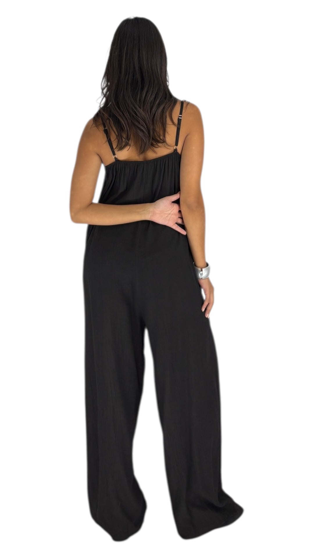 Tad Black Jumpsuit