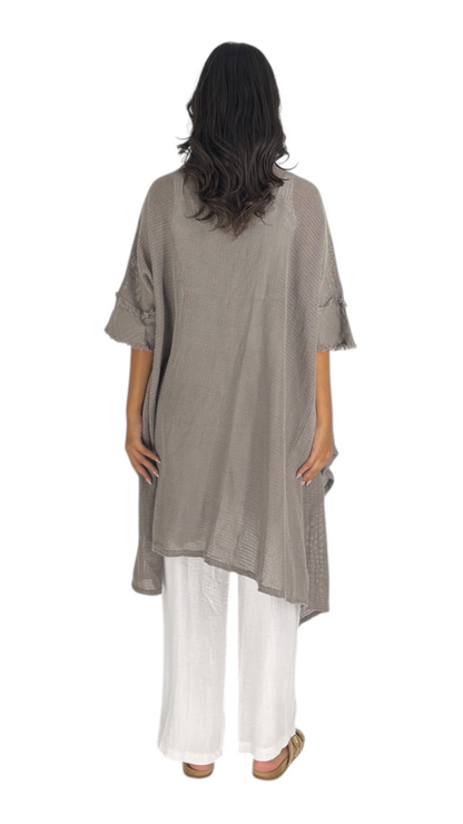 Noor Taupe Cardigan