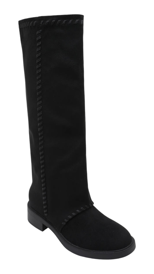Lana High Boots with Suede Effect