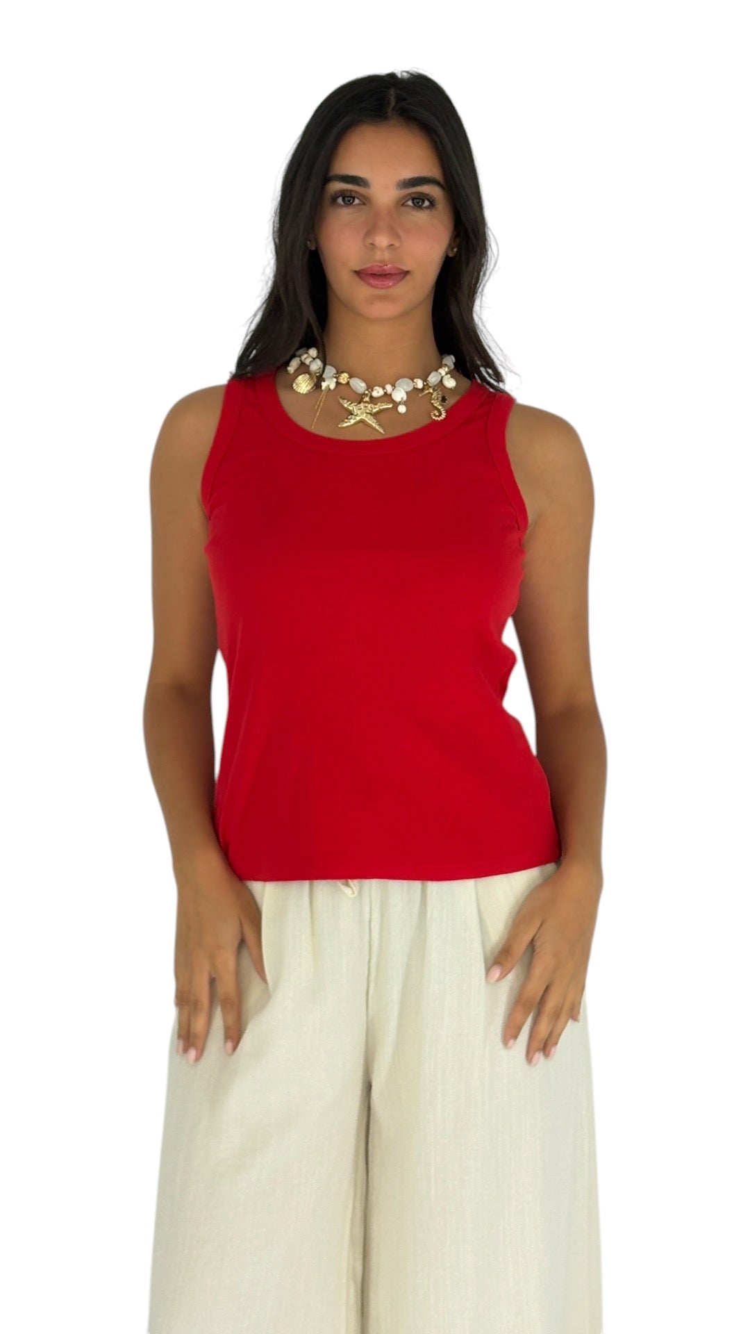 Eliana Red Top