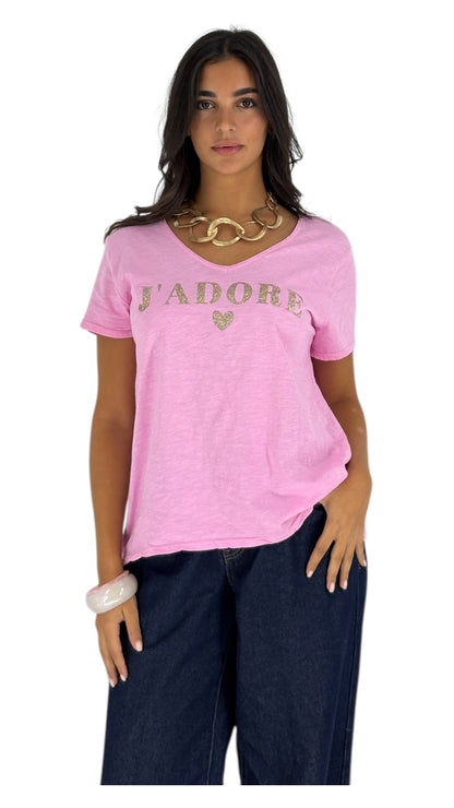 Jadore Pink T-shirt