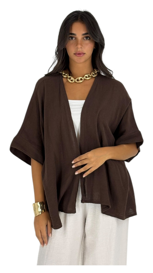 Deja Brown Cardigan