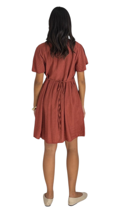 Karla Brick Dress
