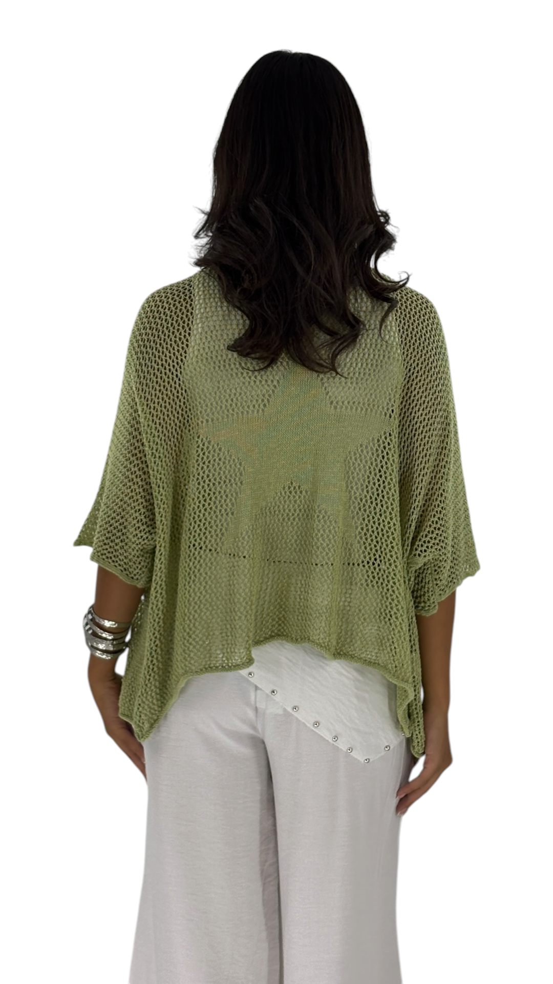 Star Chartreuse Cardigan