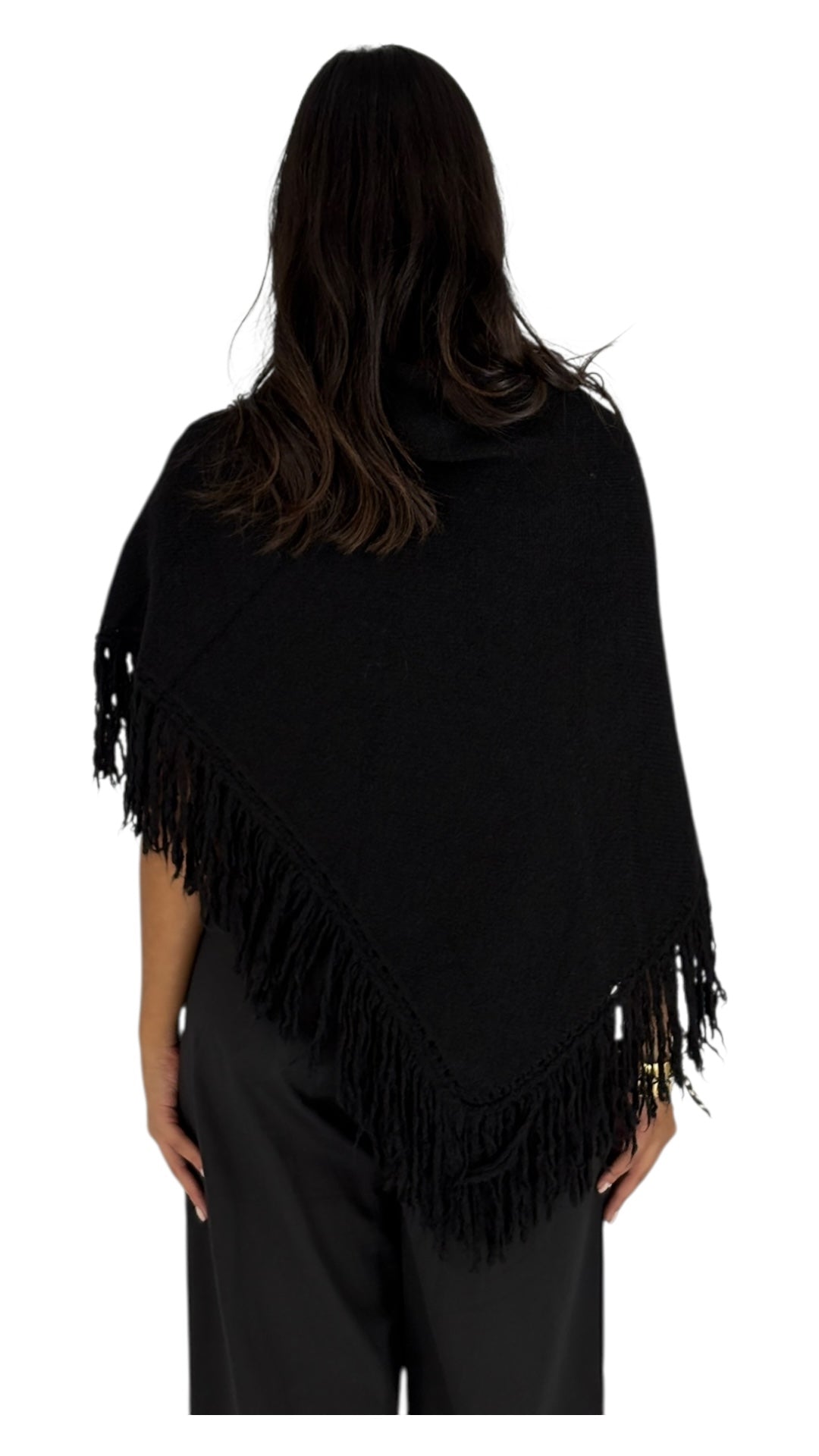 Zenin Black Poncho