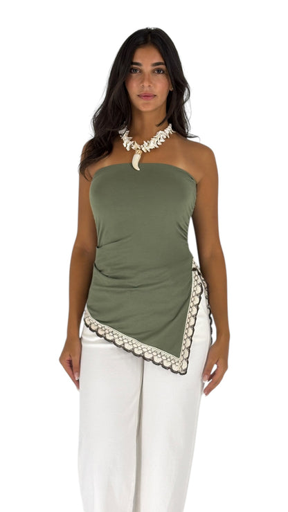 Viki Olive Top
