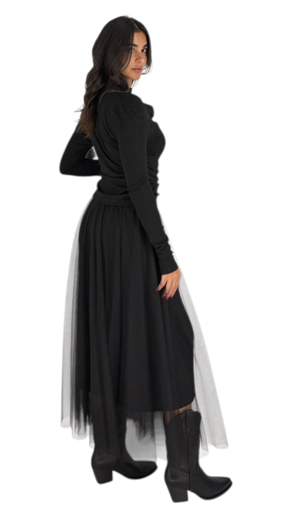 Amora Black Skirt