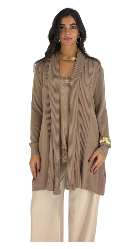 Nebula Camel Cardigan