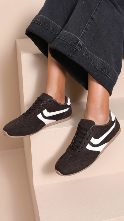 Ziva Retro Suede Sneakers