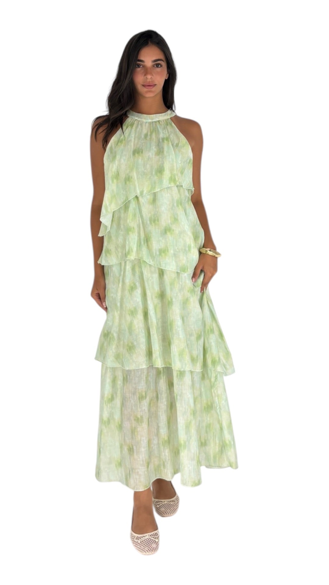 Yara Green Dress