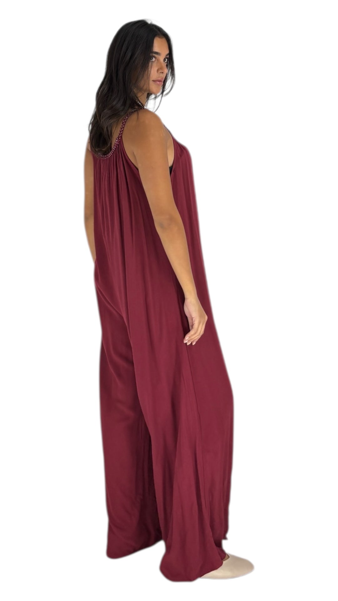 Ozzy Maroon Jumpsuit