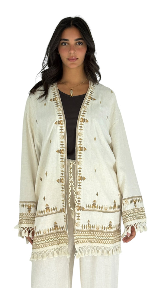 Nova Beige Cardigan