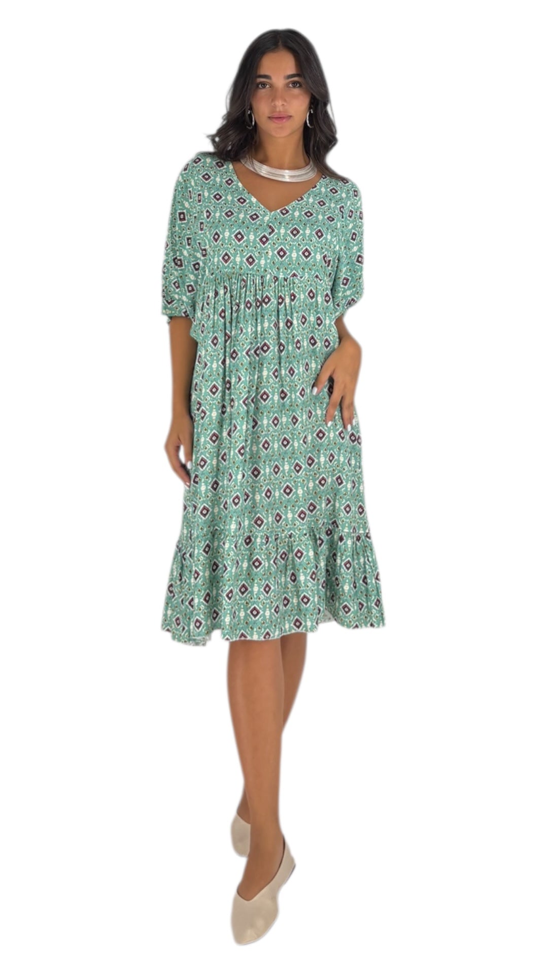 Melisa Mint Green Dress