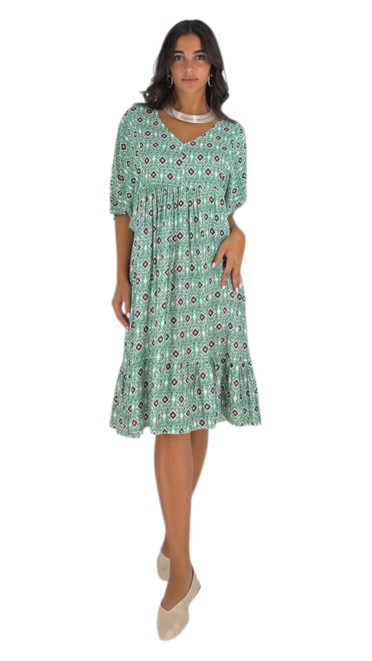 Melisa Mint Green Dress