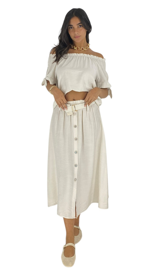 Tador Beige Skirt