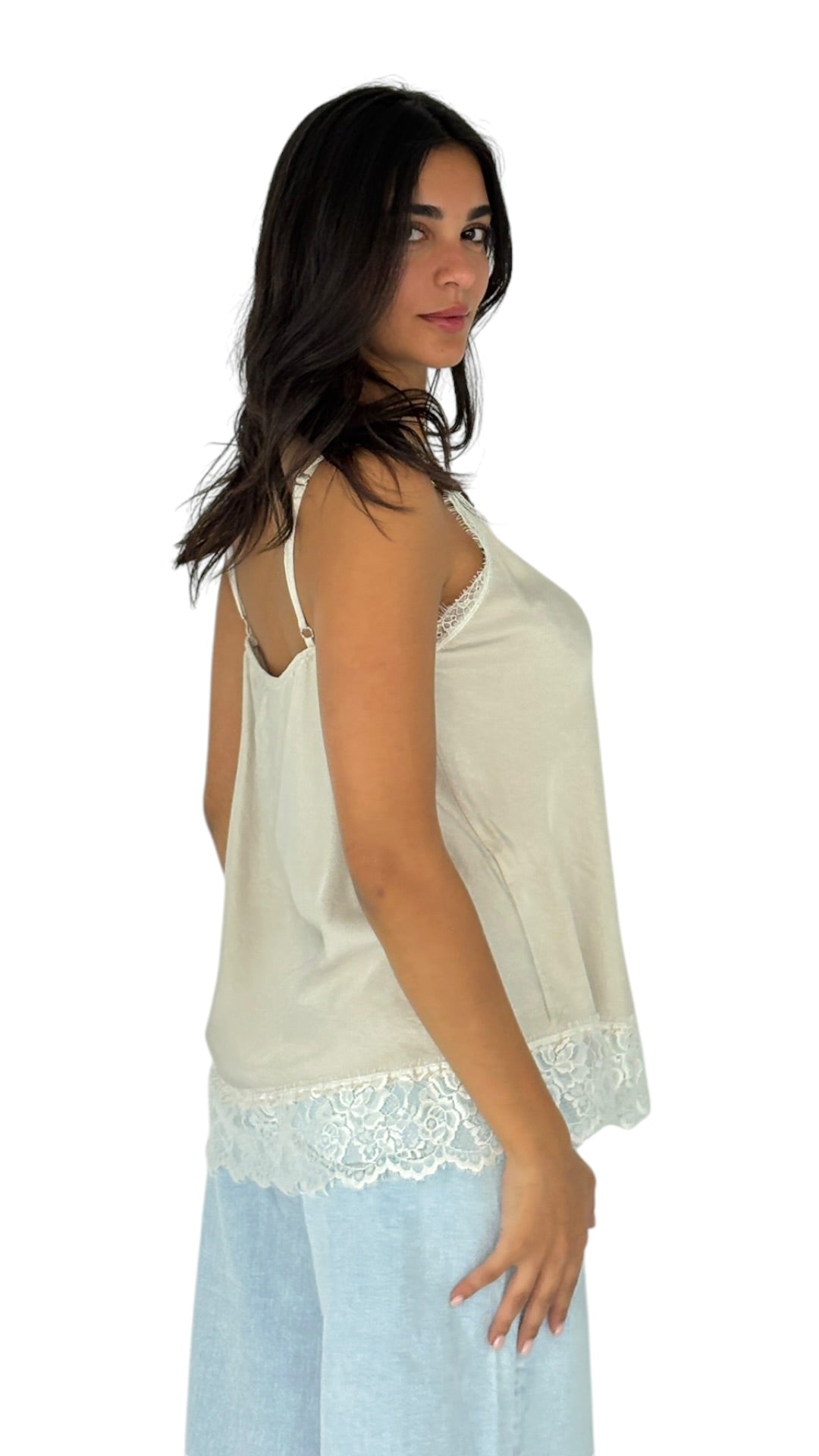 Gaelle Beige Camisole