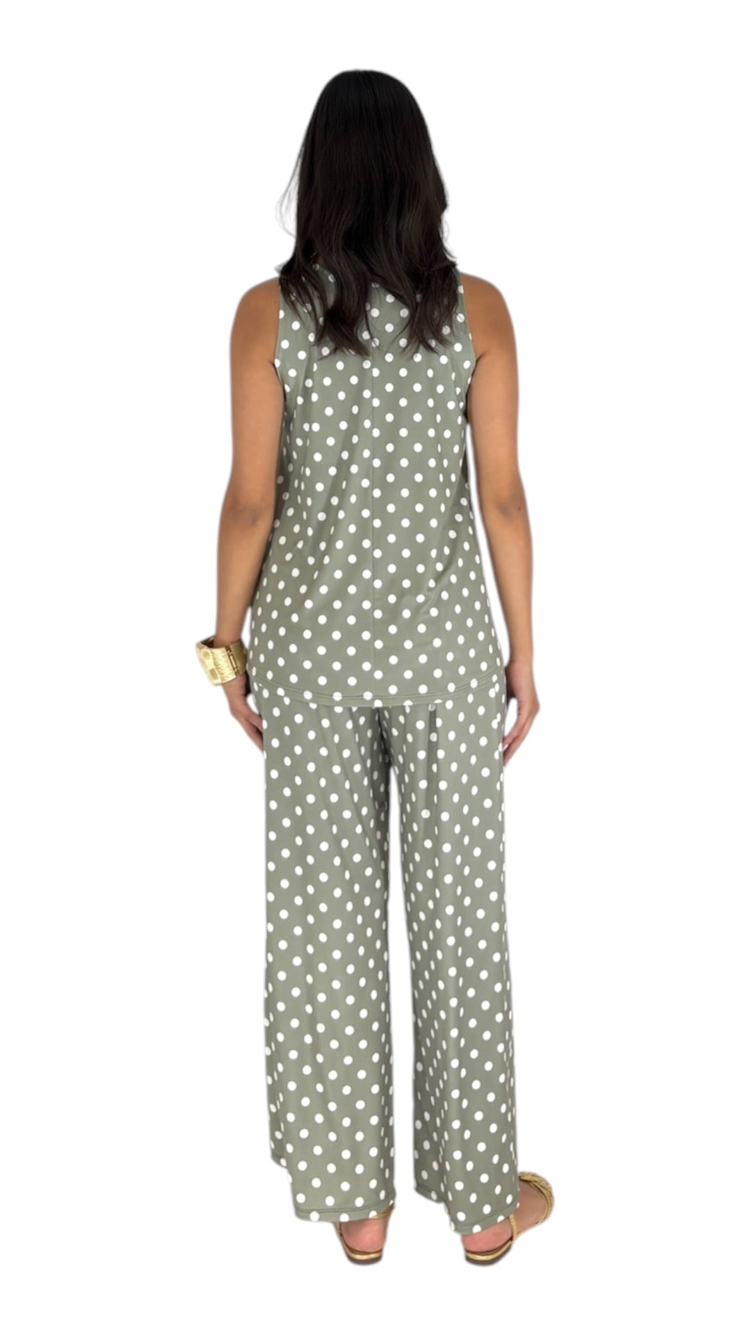 Twyla Kaki/White Set