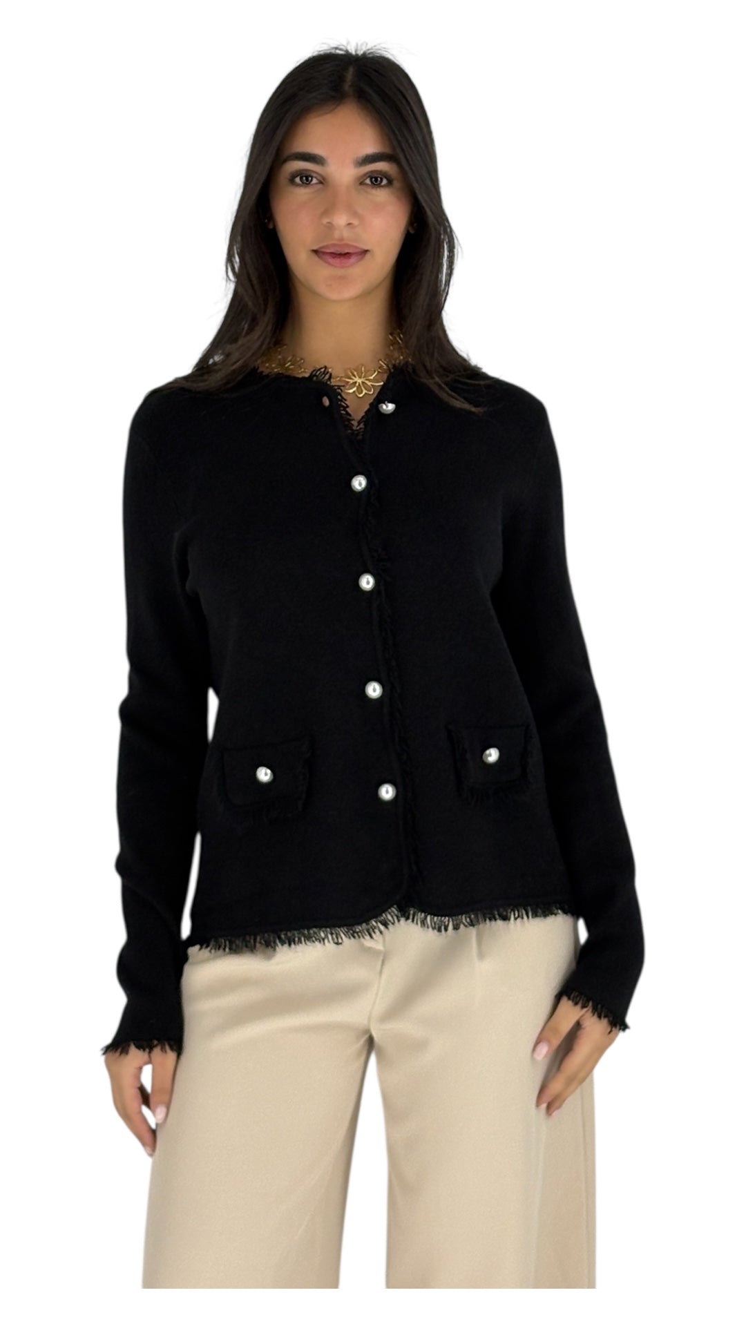 Rocia Black Cardigan