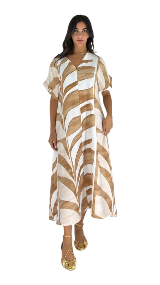 Umar Camel Dress