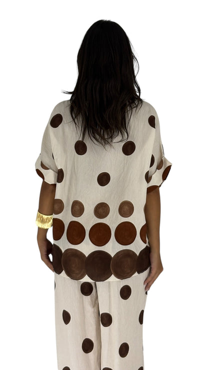Amina Brown Top