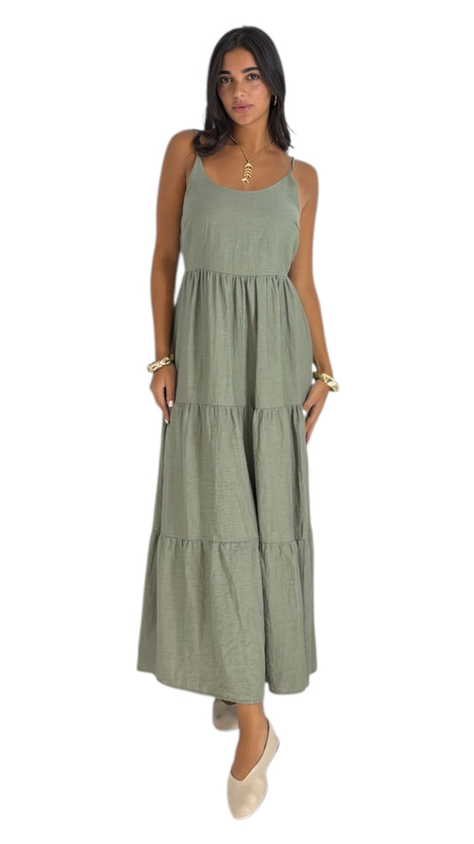 Dolly Kaki Dress