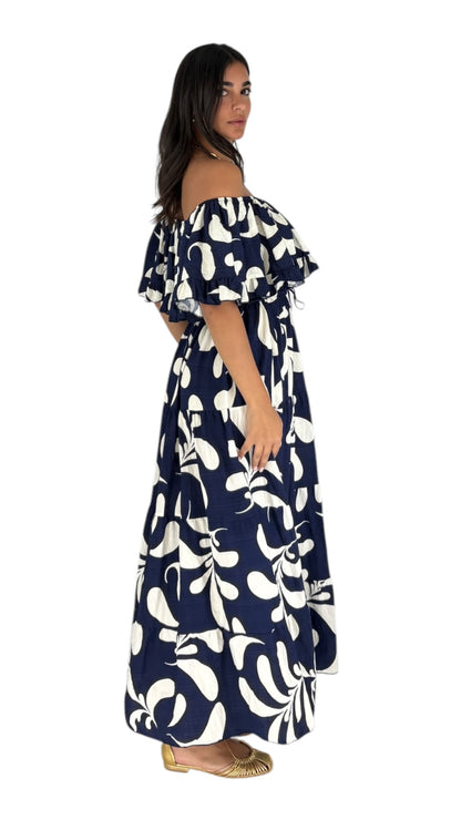 Sabrin Navy Dress