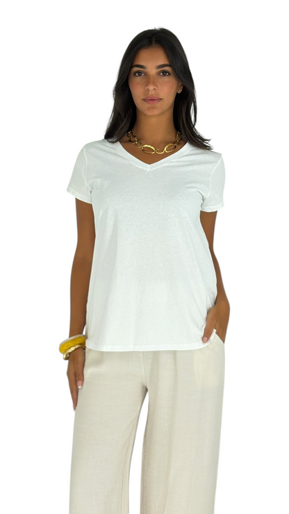 Rania White T-Shirt