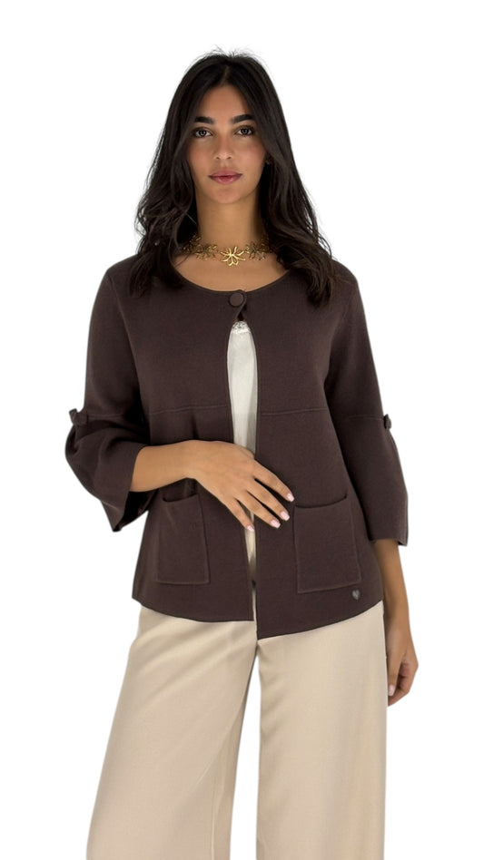 Zowi Brown Cardigan