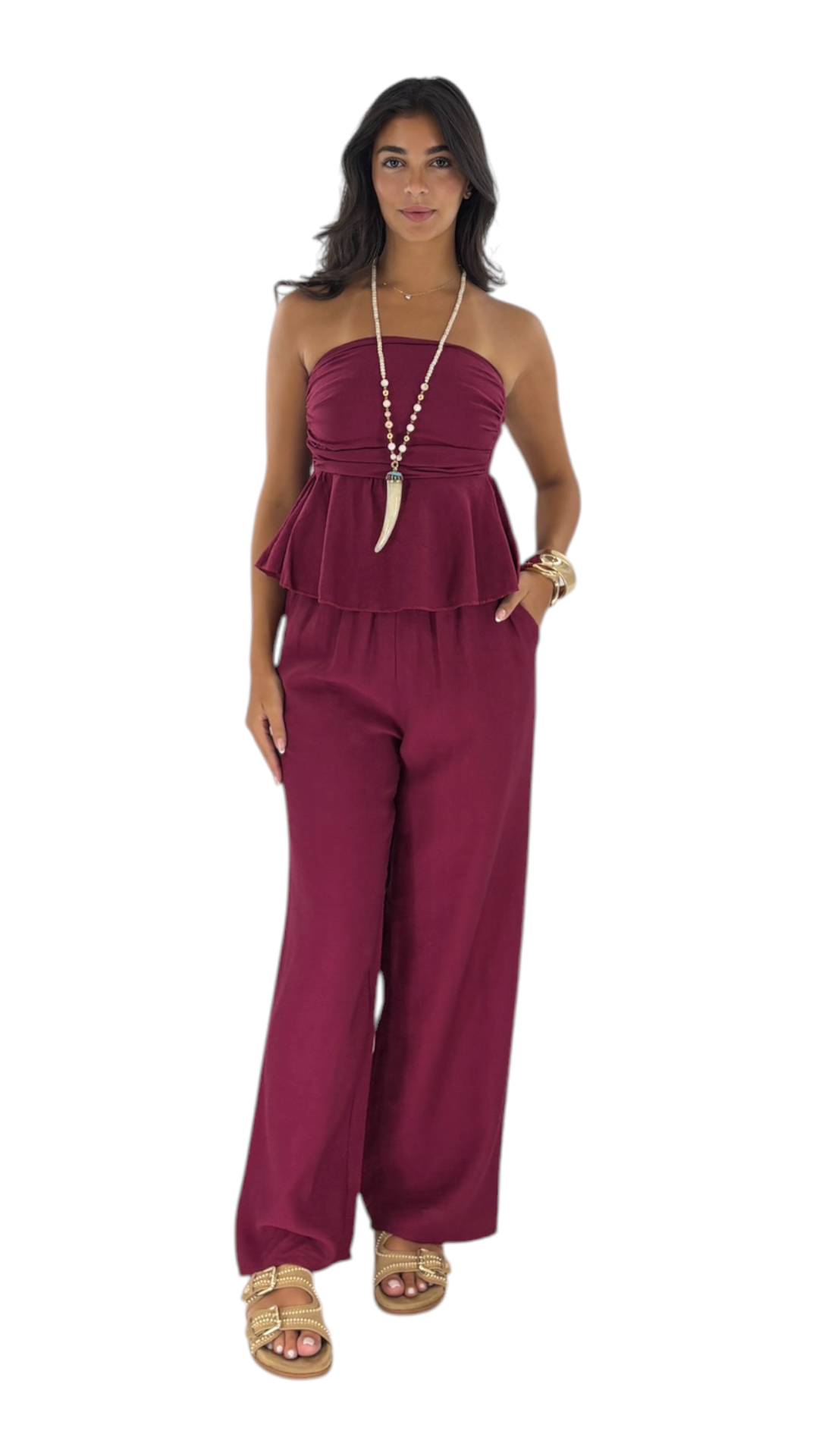 Kinz Maroon Set