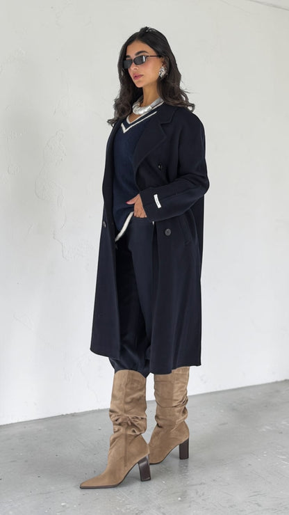Asma Navy Coat
