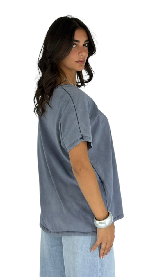 Diala Navy T-shirt