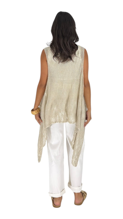 Josie Beige Vest
