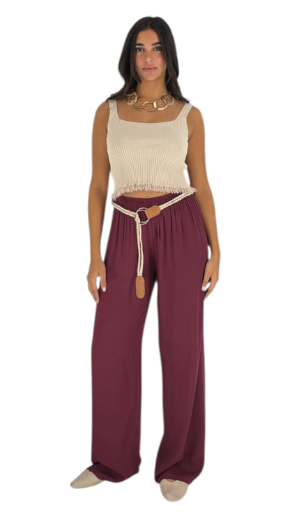 Anona Maroon Pants