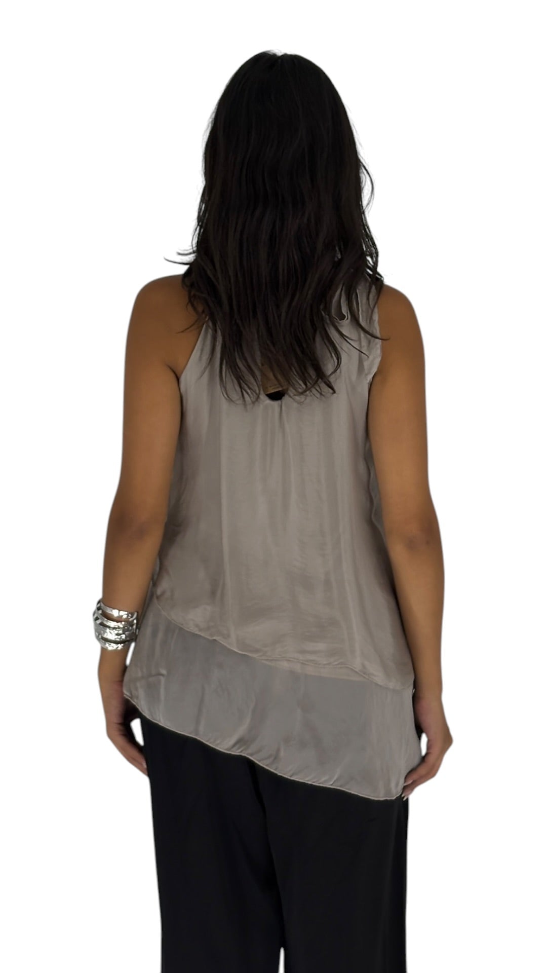 Zarek Taupe Top