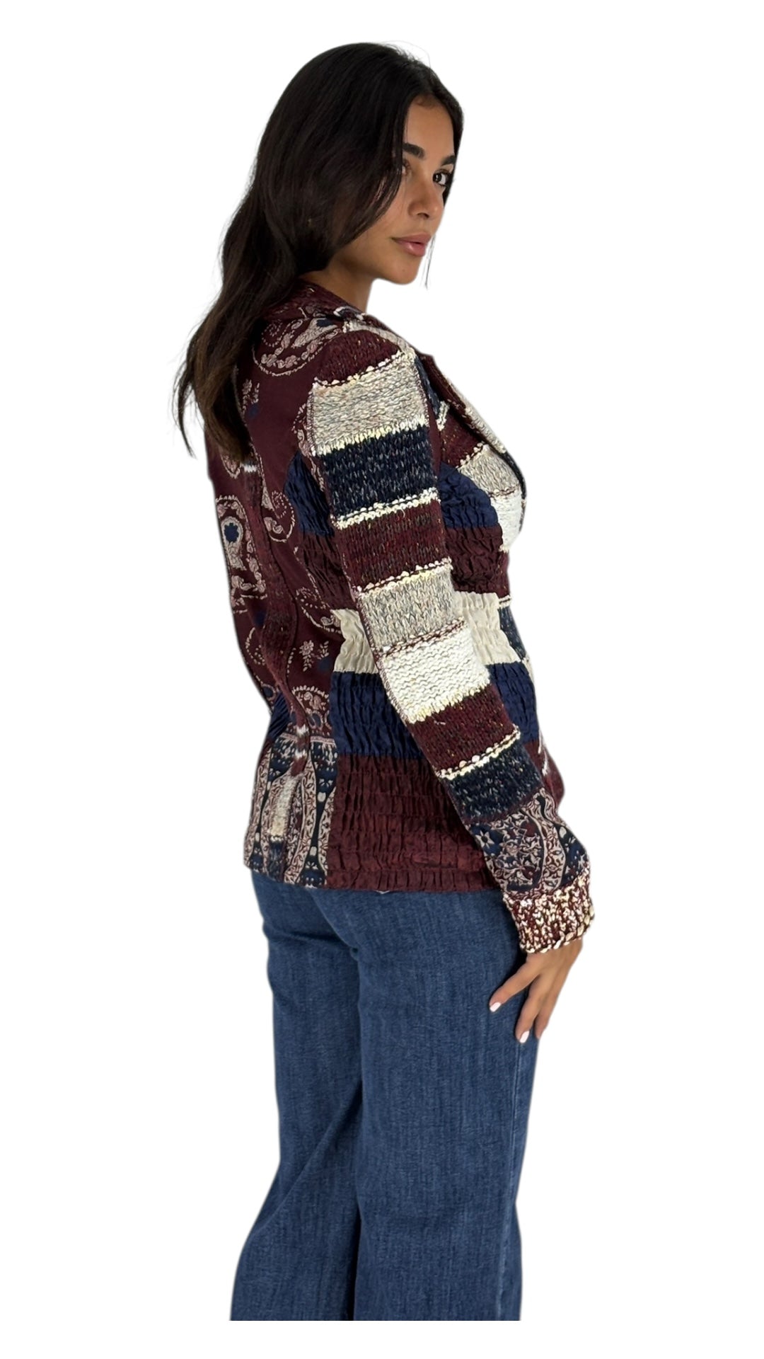 Julia Burgundy Jacket