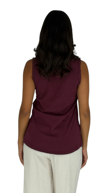 Fadia Dark Cherry Top