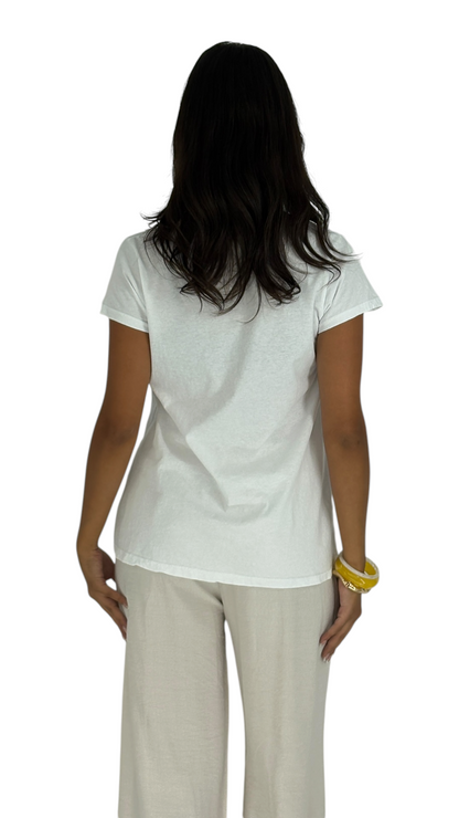 Rania White T-Shirt