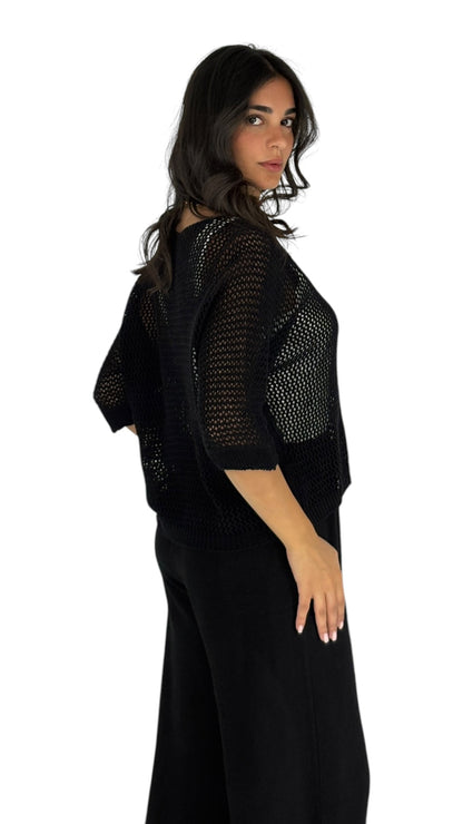 Zain Black Top