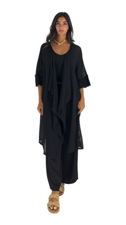 Noor Black Cardigan