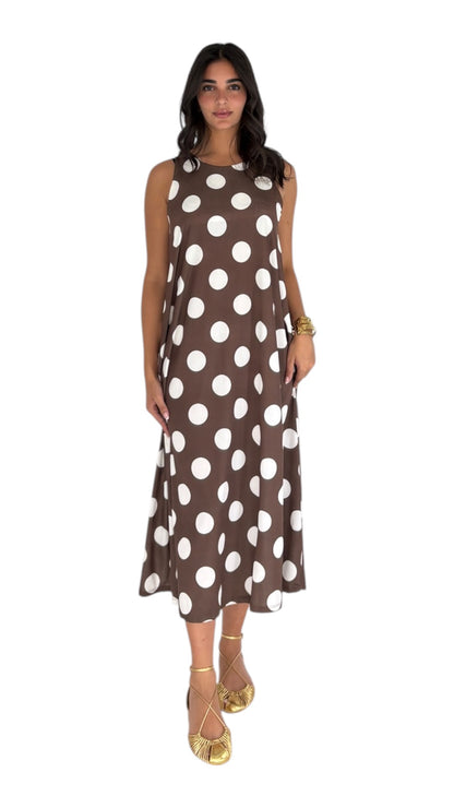 Polina Brown Dress