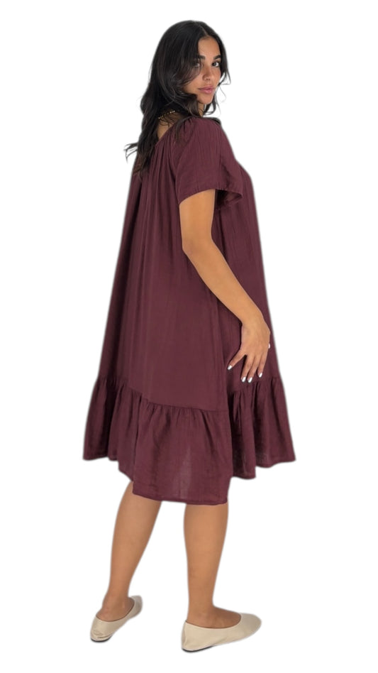 Ram Maroon Dress