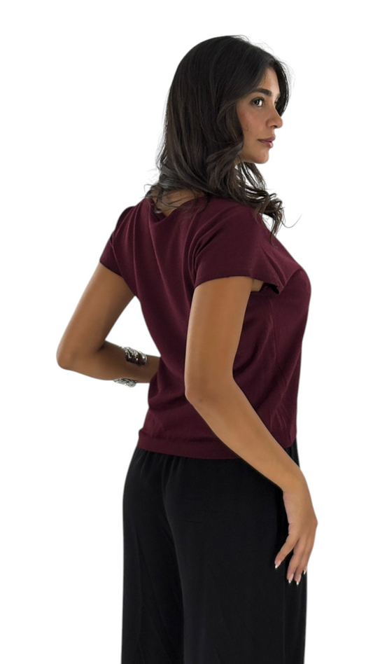 Myrene Navy Top