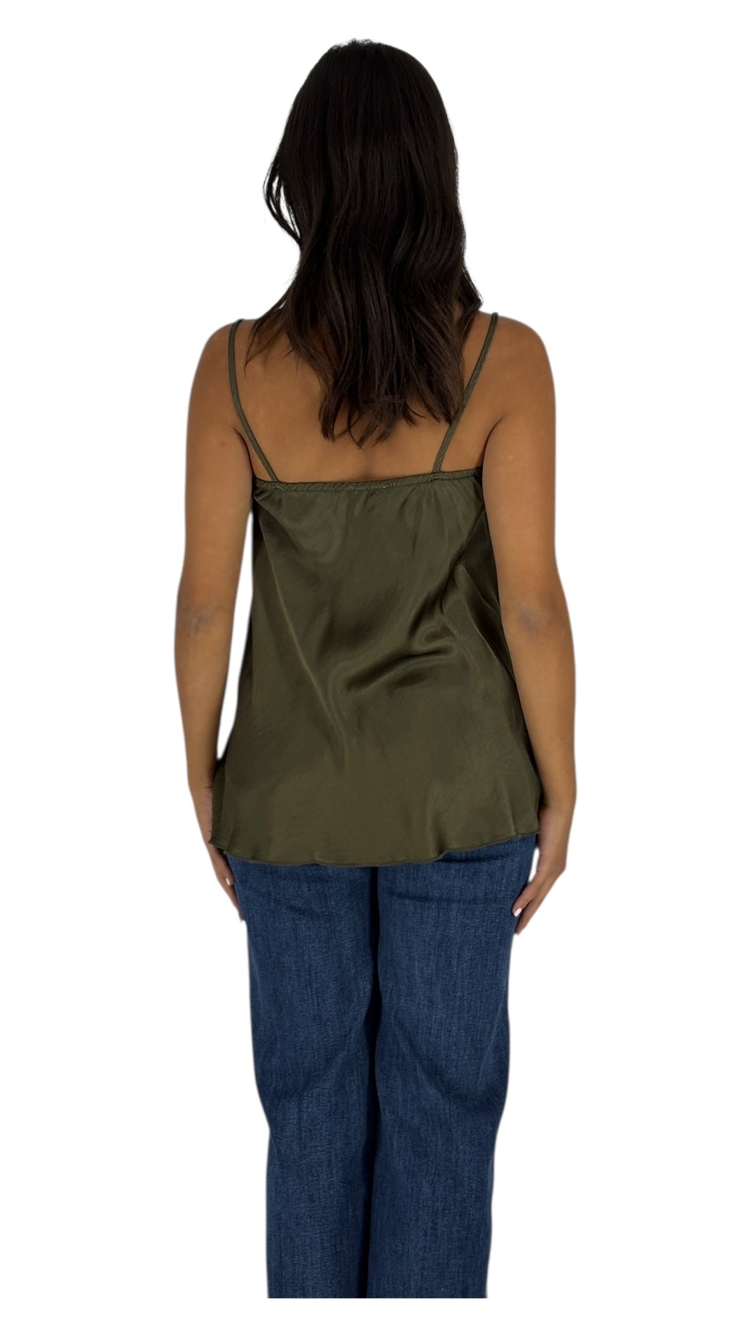 Fadia Olive Green Camisole