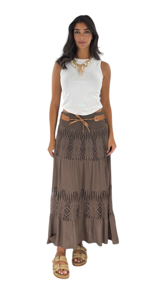 Suhad Brown Skirt
